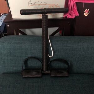 Vintage 1990s Exercise Resistance Band with Foot Pedals